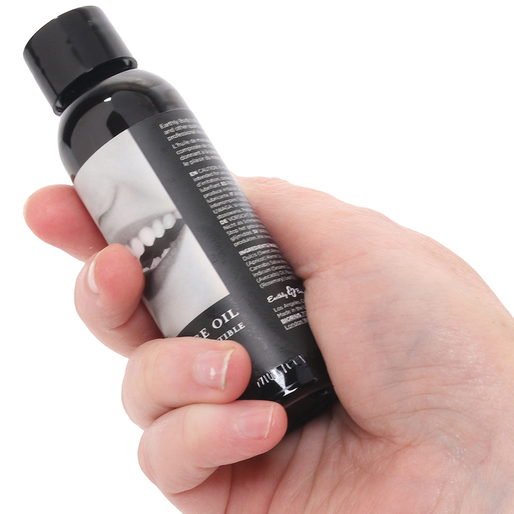 Edible Massage Oil 2oz/60ml in Cherry Burst – Heaven Boutique Calgary – side view