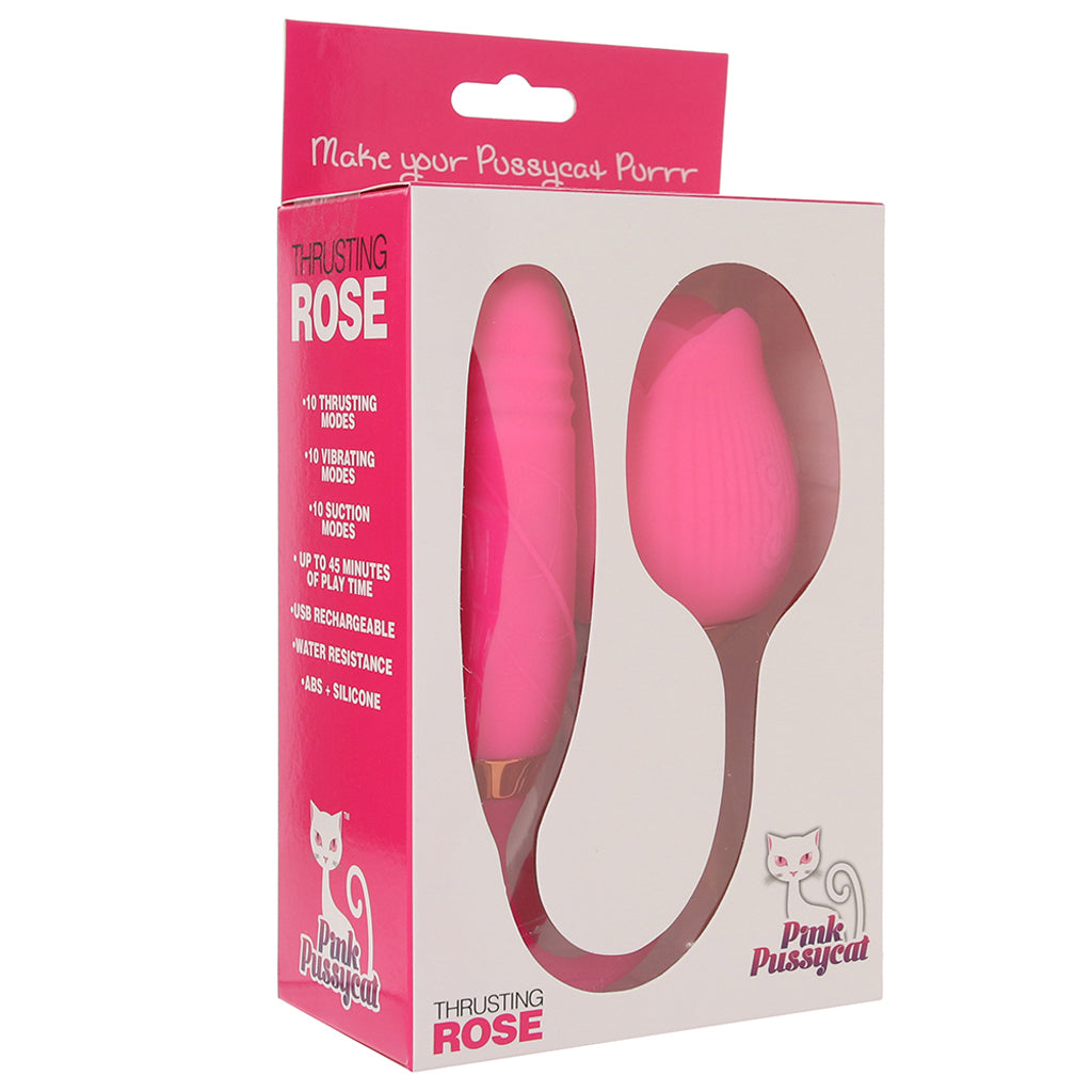 Pink Pussycat Thrusting Rose Vibe — Heaven Boutique Calgary 6