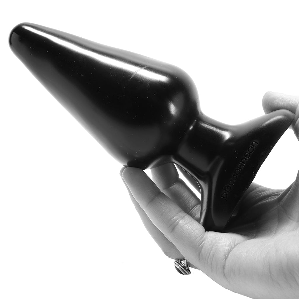 Butt Plug Large in Black – Heaven Boutique Calgary – side view