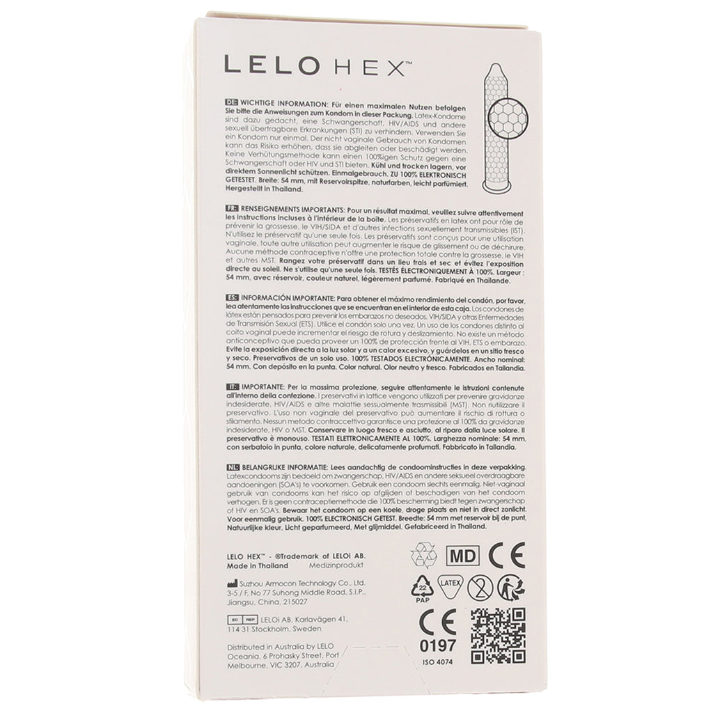 Lelo Hex Original Condoms 12-Pack — view 7