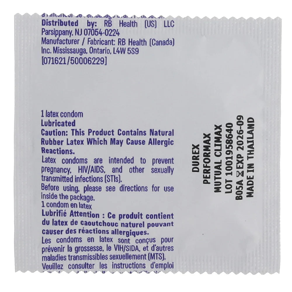 Performax Condoms in 3 Pack Calgary – product detail