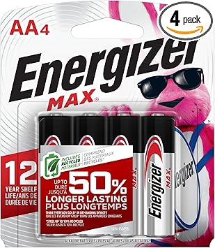 Energizer EN-91BP4 Max AA Batteries