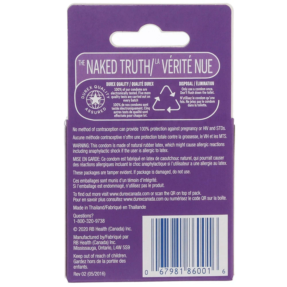 Sensi-Thin Condoms in 3 Pack — Heaven Boutique Calgary 2
