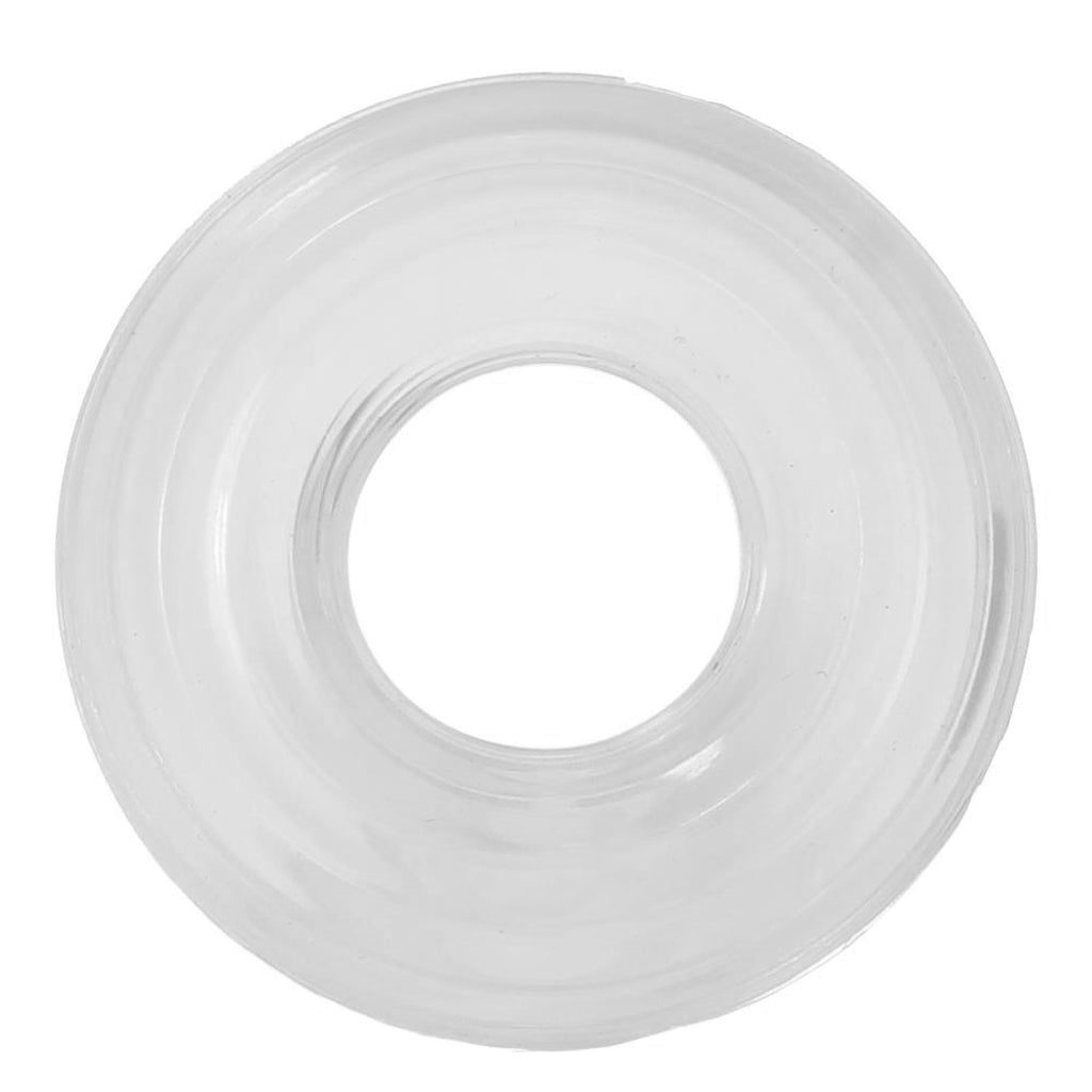 Medium Premium Silicone Cock Ring in Clear — Heaven Boutique Calgary 1