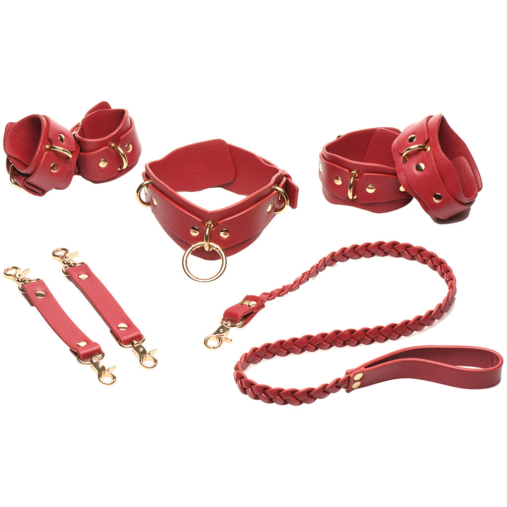 Bedroom Bliss Lover's Restraints Set in Red — Heaven Boutique Calgary 2