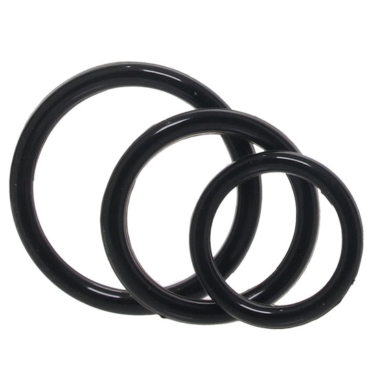 Tri-Rings Cock Ring Set — Heaven Boutique Calgary 1