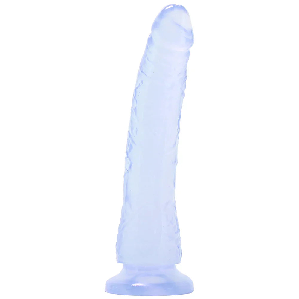 Basix Slim 7 Inch Dildo in Clear — buy in Calgary | Heaven Boutique