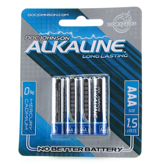 Doc Johnson Alkaline AAA Batteries (4-Pack) – Long-Lasting Power 🔋