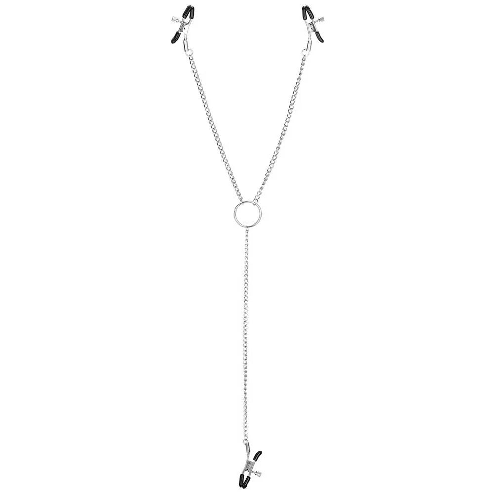 Nipple Play Triple Intimate Clamps (Silver) – Three Points of Pleasure ✨