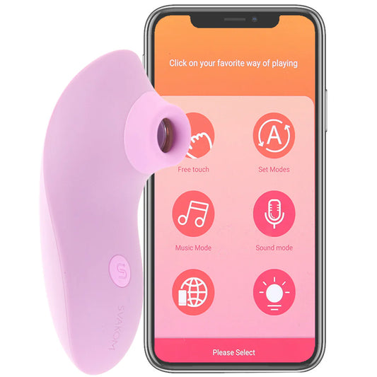 Svakom Pulse Lite Neo – App-Controlled Suction Stimulator in Lavender 💜✨