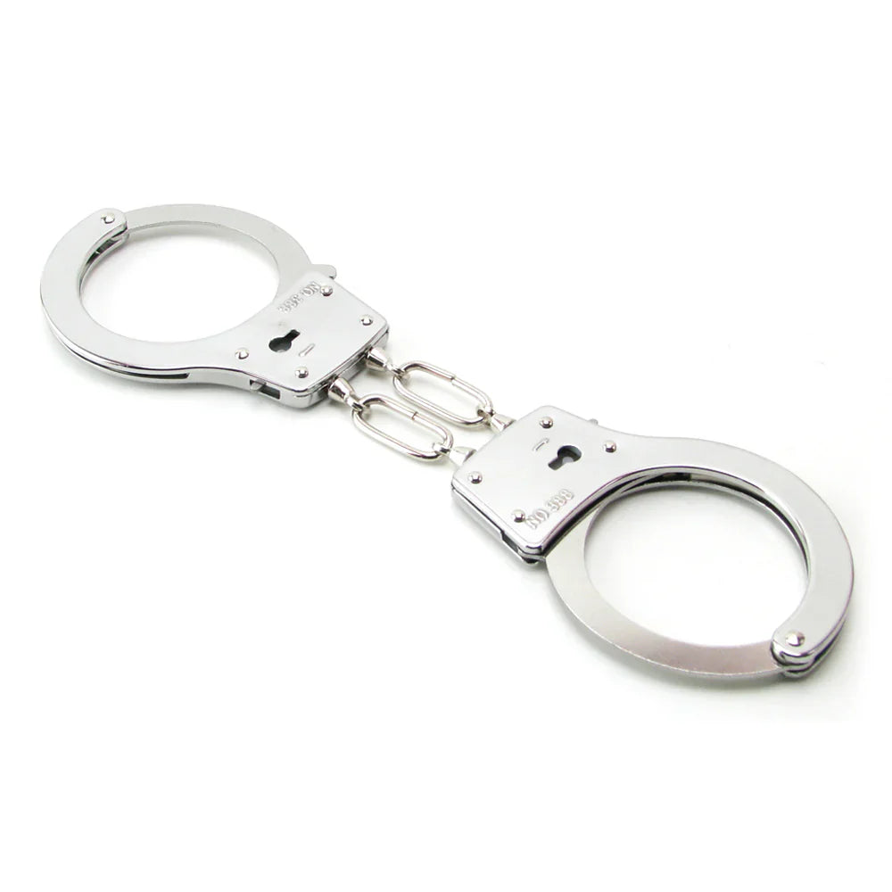 Fetish Fantasy Beginner's Metal Cuffs – Heaven Boutique Calgary – side view