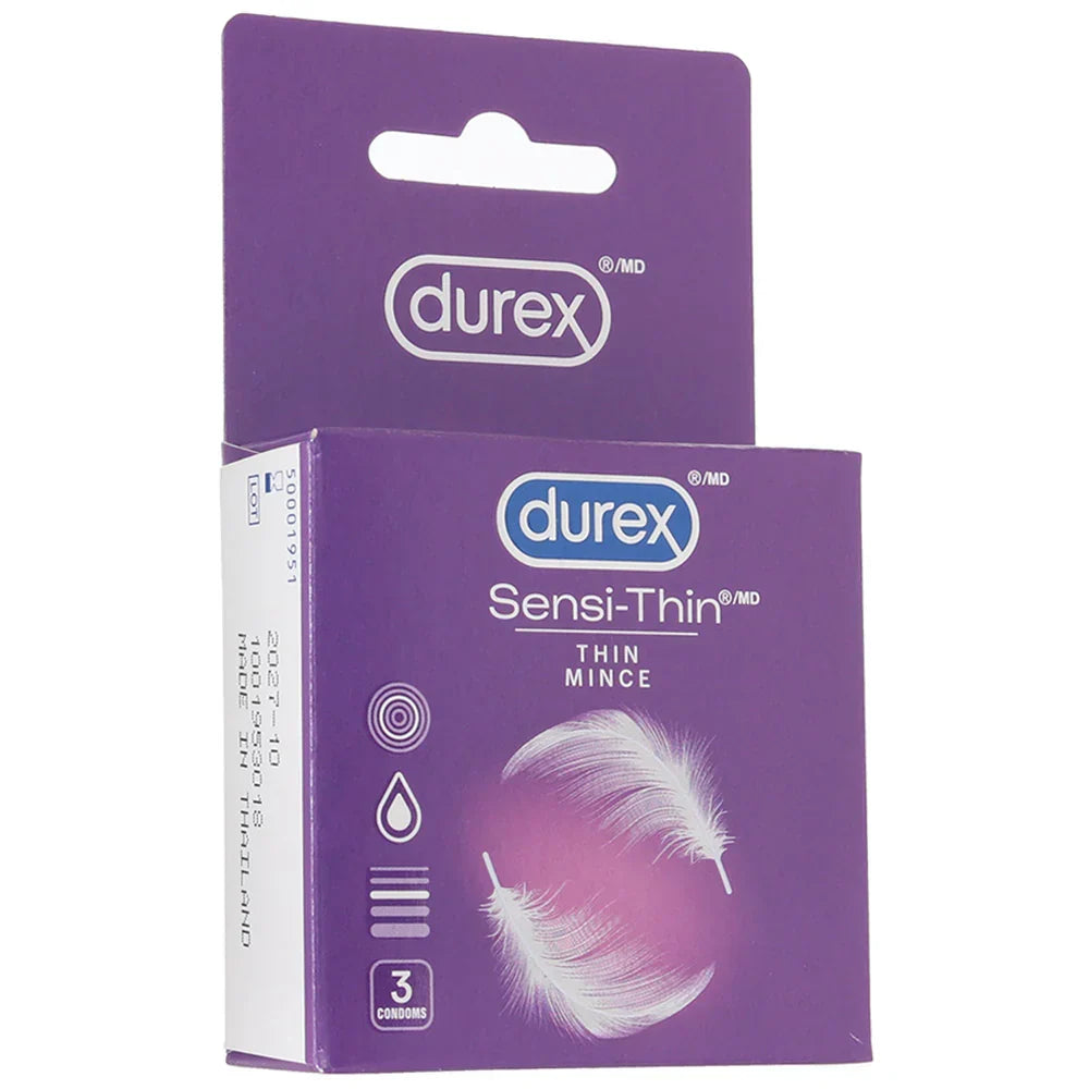 Sensi-Thin Condoms in 3 Pack — Heaven Boutique Calgary 1