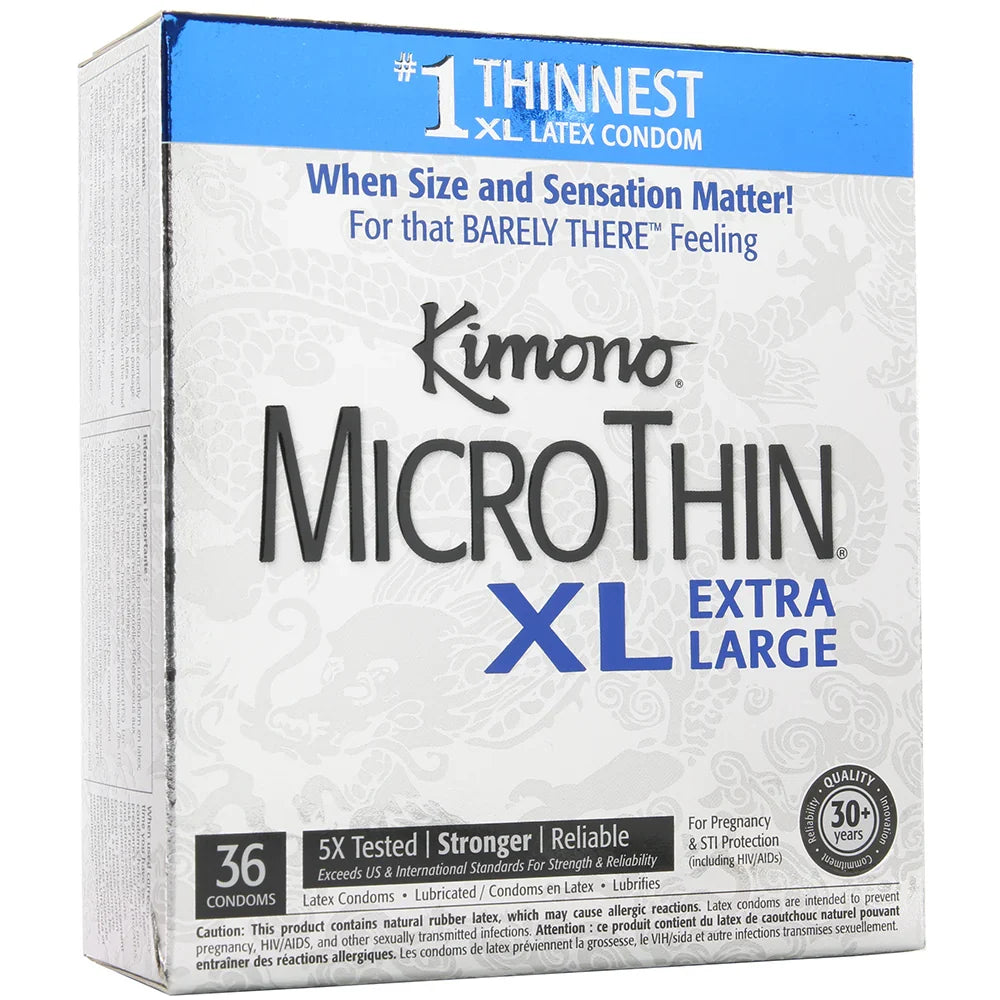Kimono MicroThin XL Condoms in 36 Pack — buy in Calgary | Heaven Boutique