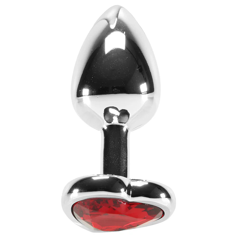 Booty Sparks Red Heart Gem Anal Plug in Small — buy in Calgary | Heaven Boutique