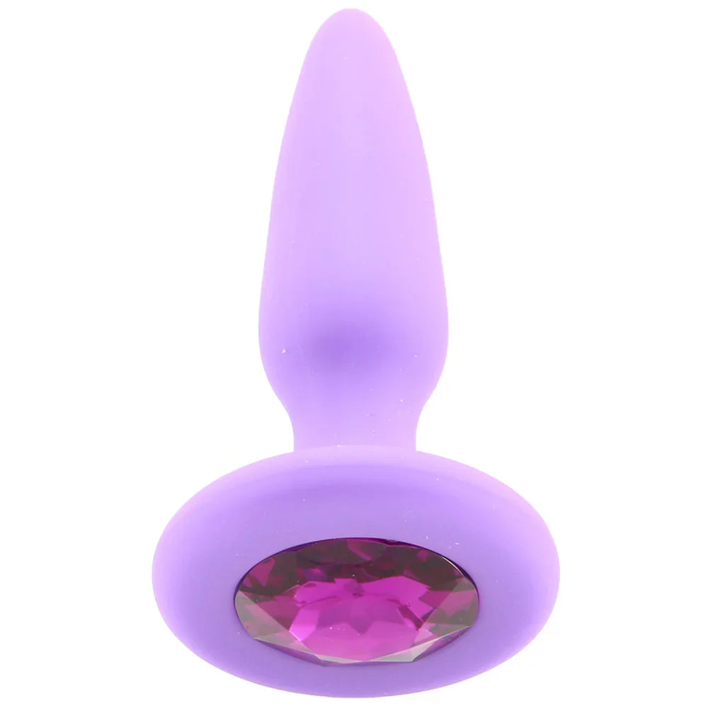 Glams Mini Purple Gem Silicone Butt Plug – Calgary – packaging view