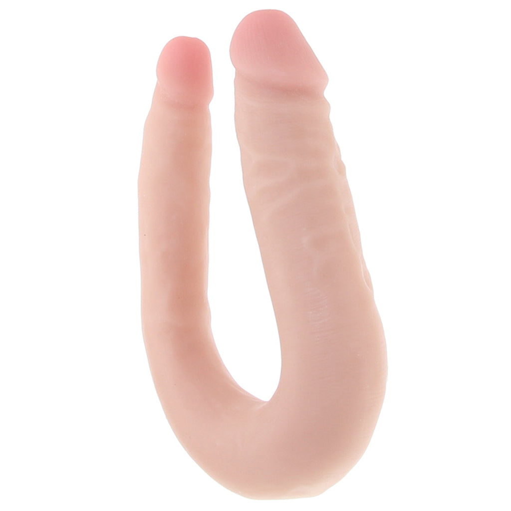 Dr. Skin Mini 12 Inch Double Dildo in Vanilla — Heaven Boutique Calgary 1
