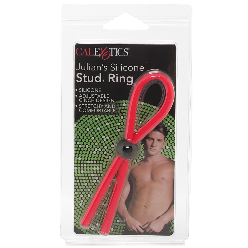 Julian's Silicone Stud Lasso Cock Ring in Assorted — Heaven Boutique Calgary 9