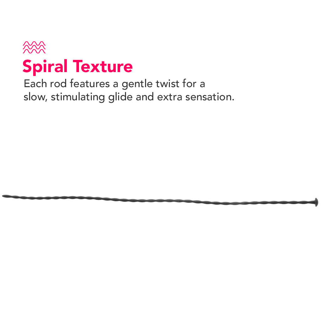 Ouch! Beginner Silicone Spiral Screw Sounding Set — Heaven Boutique Calgary 2
