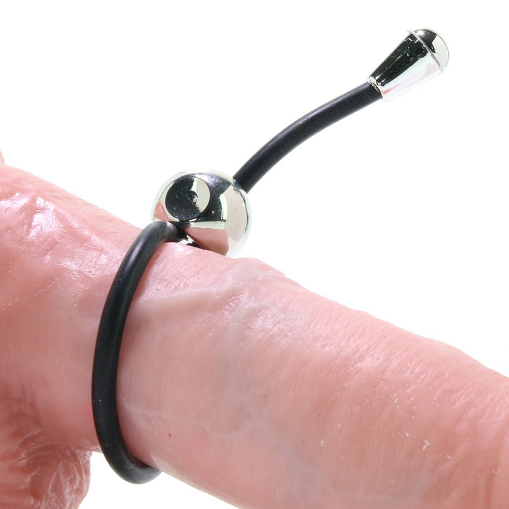 E-Z Cinch Silicone Lasso Cock Ring in Black — Heaven Boutique Calgary 2