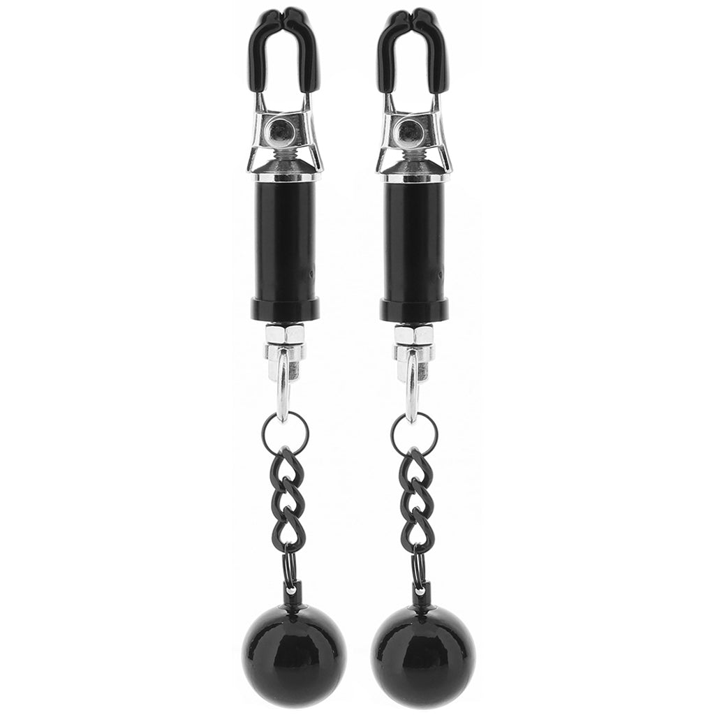Nipple Grips Weighted Twist Nipple Clamps — Heaven Boutique Calgary 1