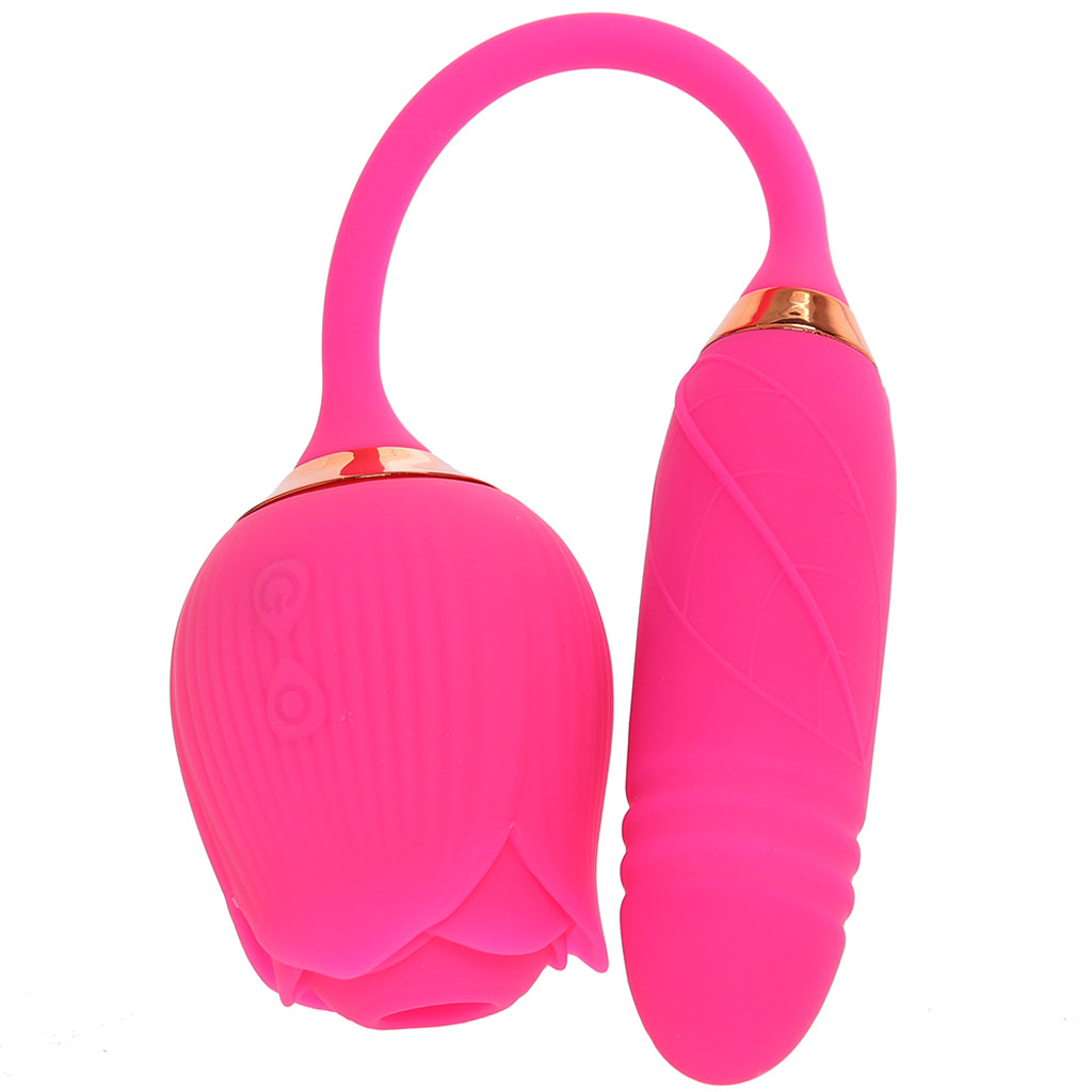 Pink Pussycat Thrusting Rose Vibe — Heaven Boutique Calgary 1