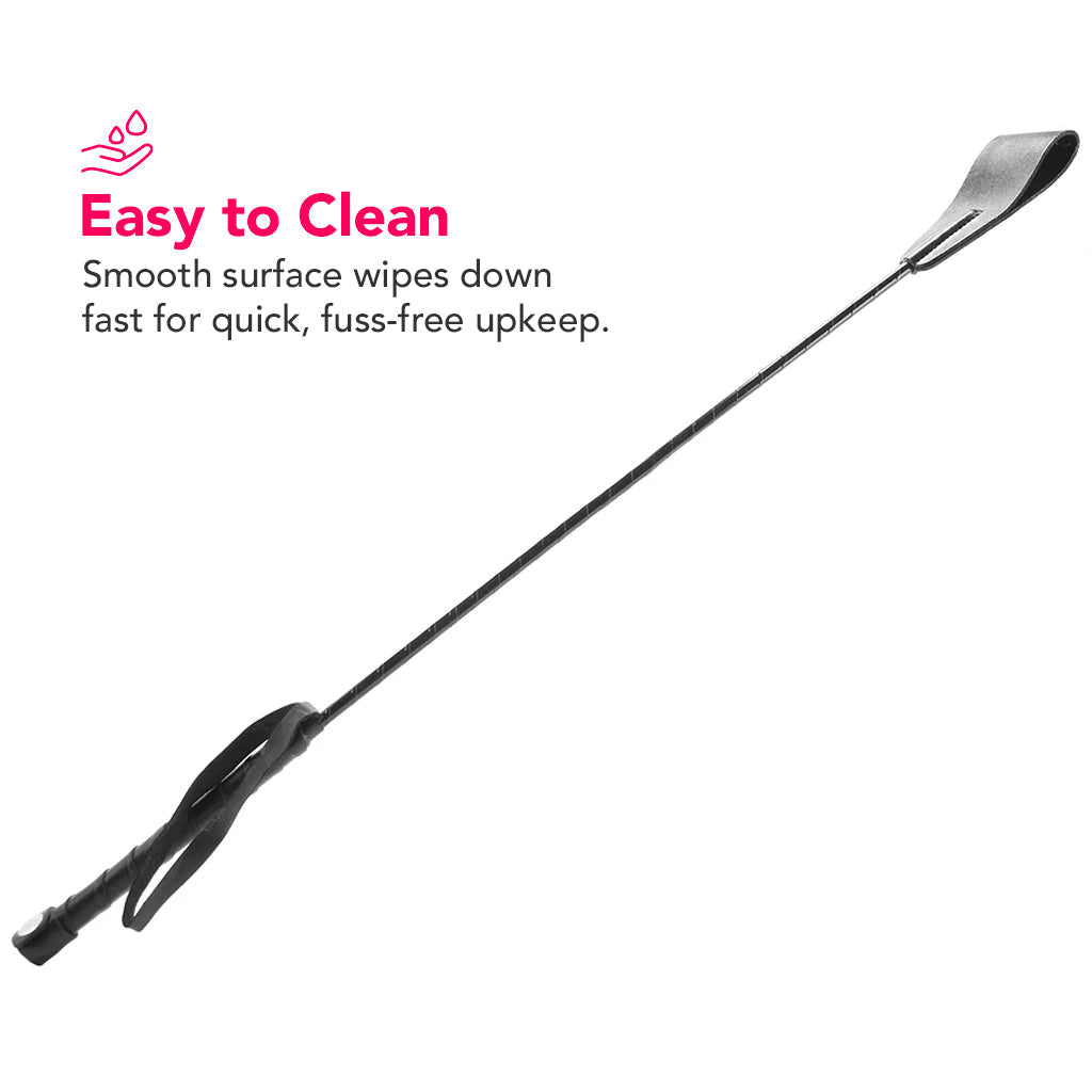 Classic Riding Crop in Black — view 5