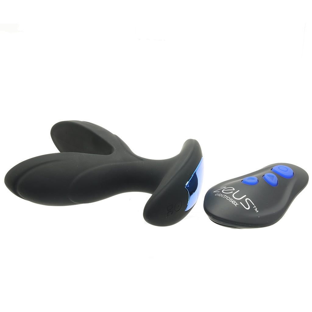Zeus Electro-Spread Vibrating E-Stim Butt Plug — Heaven Boutique Calgary 3
