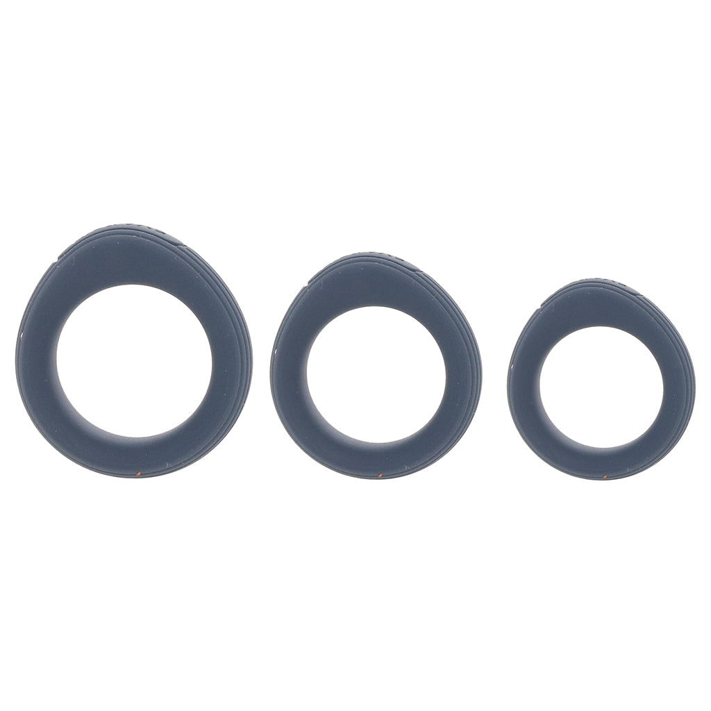 TriOOO Silicone Cock Ring Set — Heaven Boutique Calgary 8
