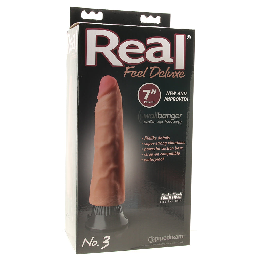 Real Feel Deluxe 7 Inch Vibrating Wall Banger Dildo in Ligh — Heaven Boutique Calgary 6
