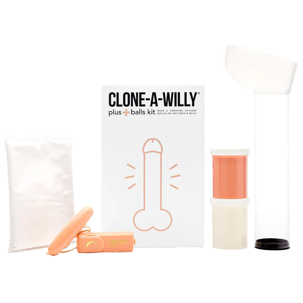 Clone-A-Willy & Balls Vibe Kit in Light Skin Tone — Heaven Boutique Calgary 3