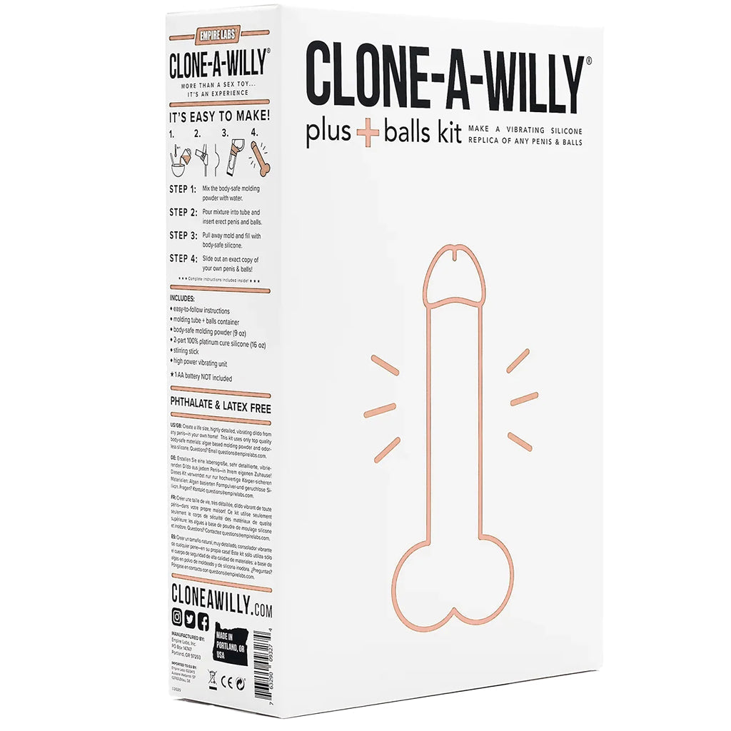 Clone-A-Willy & Balls Vibe Kit in Light Skin Tone — Heaven Boutique Calgary 9