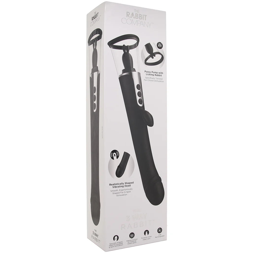 The 3 Way Rabbit Vibe and Pussy Pump