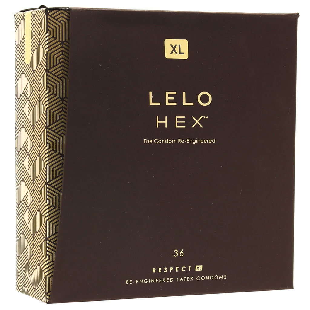 Lelo Hex Respect XL Condoms 36-Pack — Heaven Boutique Calgary 1