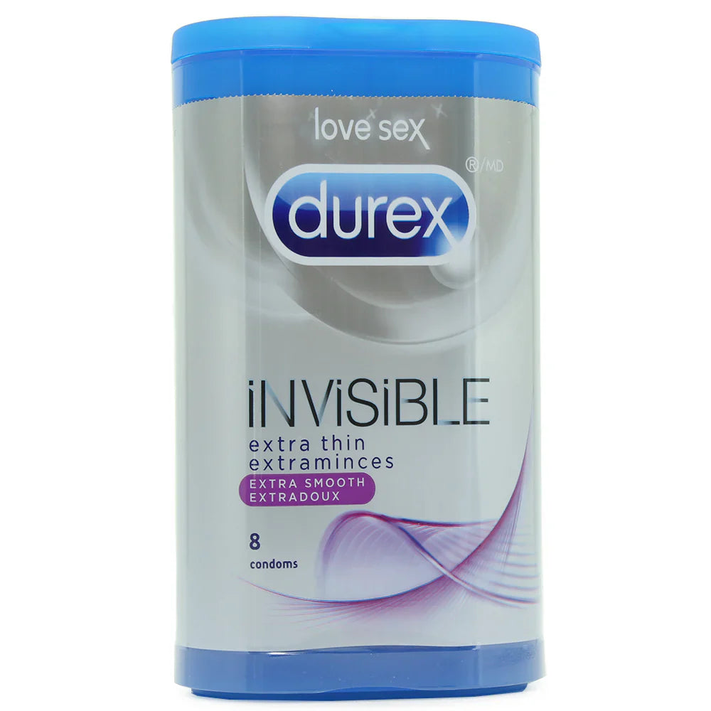 Invisible Extra Smooth Condoms in 8 Pack