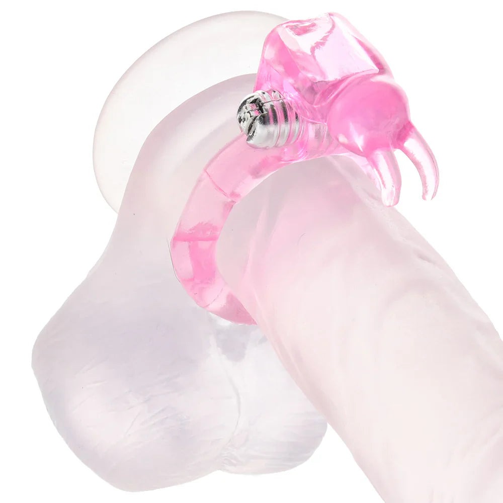 Basic Essentials Bunny Enhancer Vibrating Cock Ring