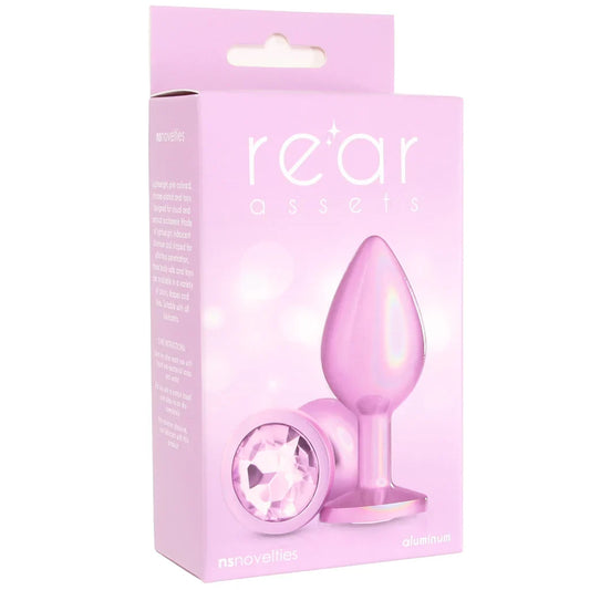 Rear Assets Pink Metal Butt Plug in Medium - Medium — buy in Winnipeg | Heaven Boutique