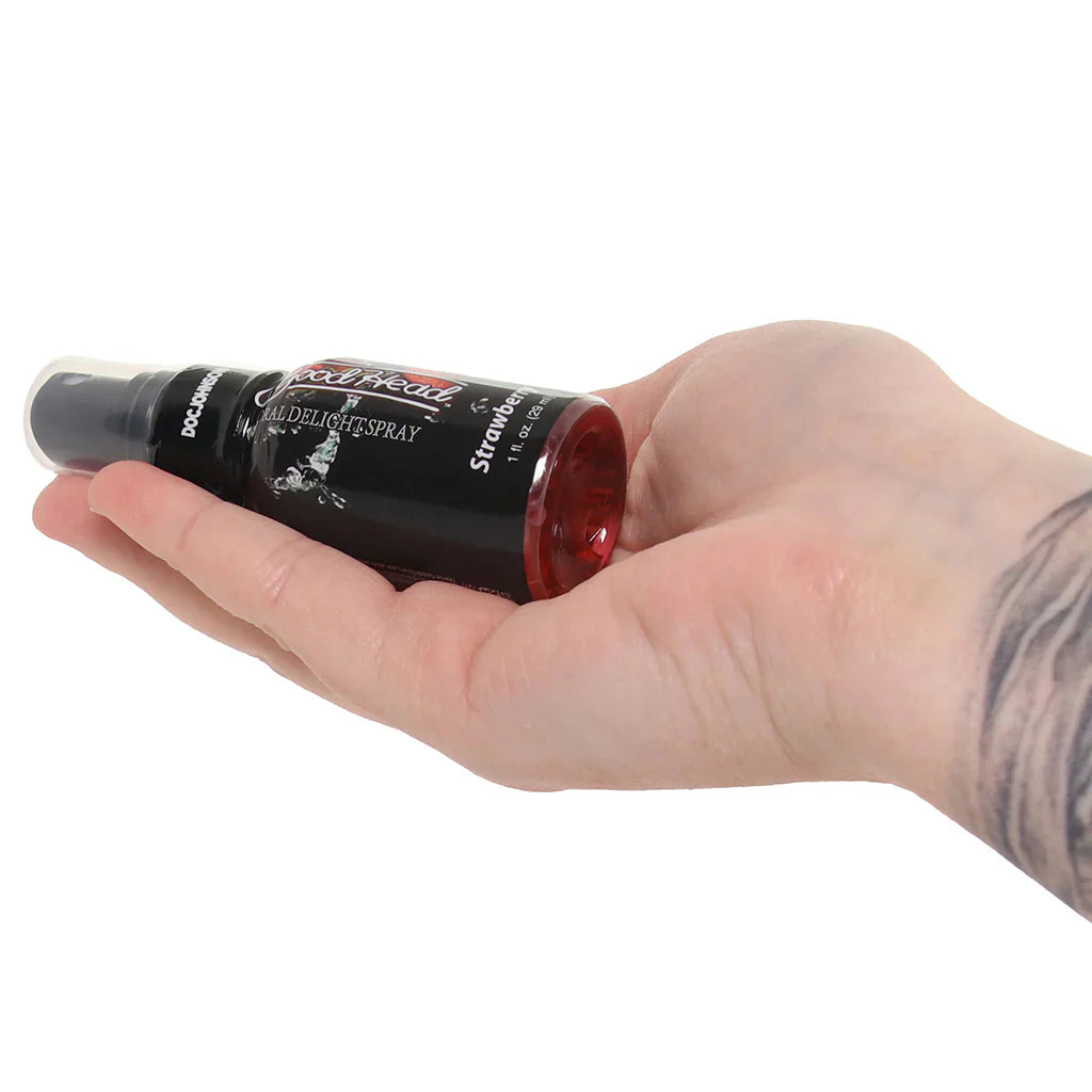 GoodHead Oral Delight Spray 1oz in Strawberry – Calgary – packaging view