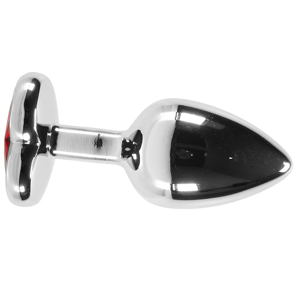 Booty Sparks Red Heart Gem Anal Plug in Small – Calgary adult boutique – features