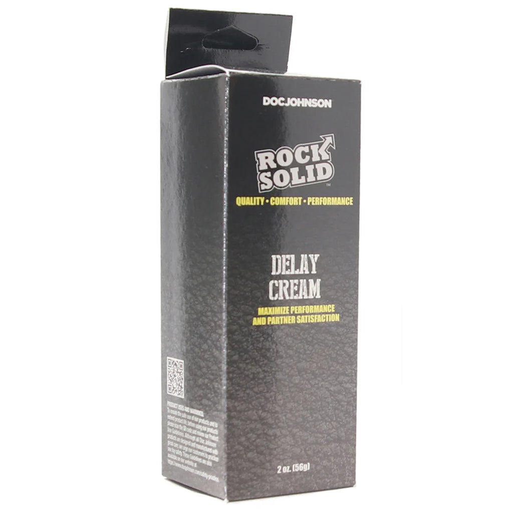 Rock Solid Delay Cream in 2oz - 2oz – Calgary adult store – close-up view