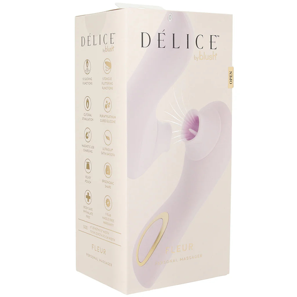 Delice Fleur Fluttering Suction Vibe — buy in Calgary | Heaven Boutique