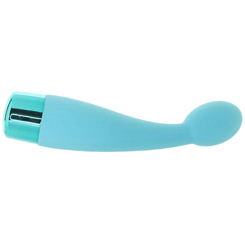 Eden Silicone Tulip Vibe in Teal – Heaven Boutique Calgary – side view