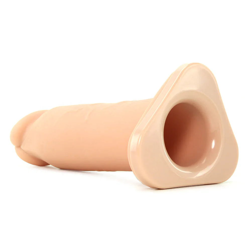 8 Inch Silicone Hollow Extension in Flesh Calgary – product detail