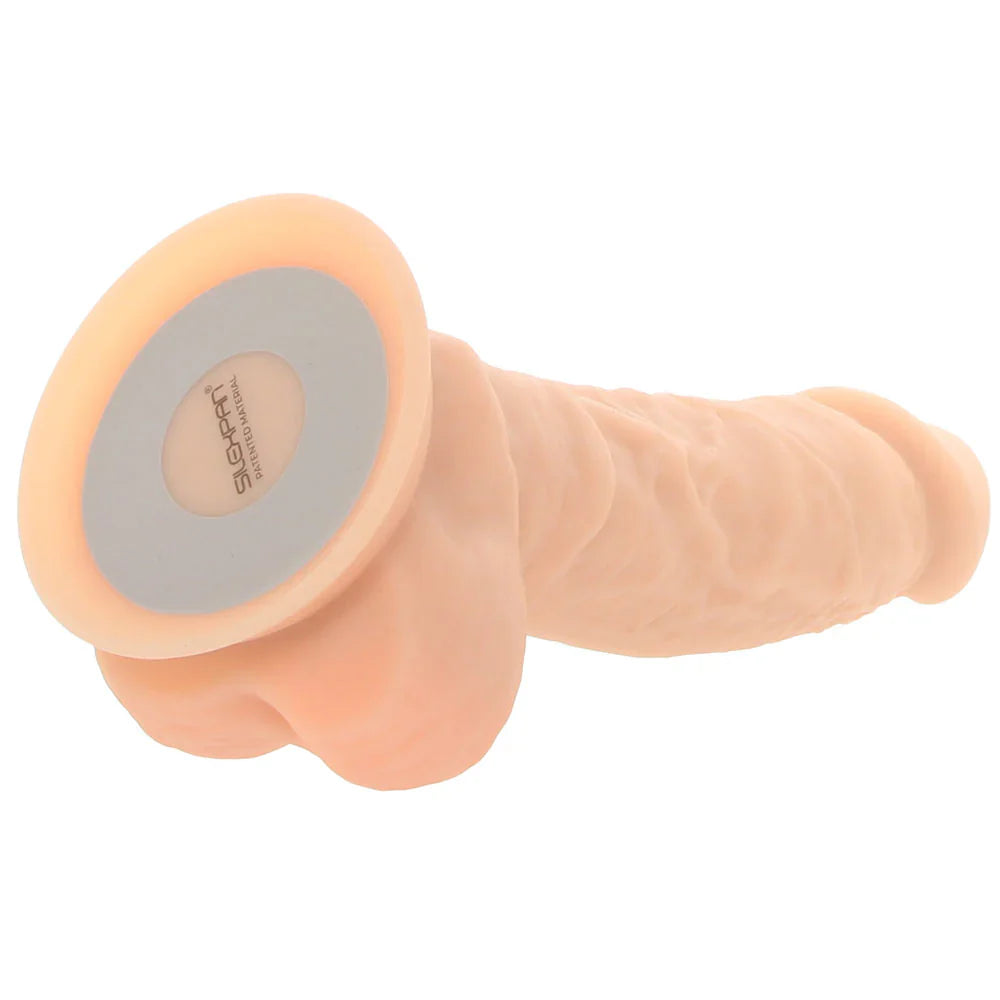 SILEX-D The Original 8 Inch Model 1 Dildo in Vanilla – Calgary adult store – close-up view