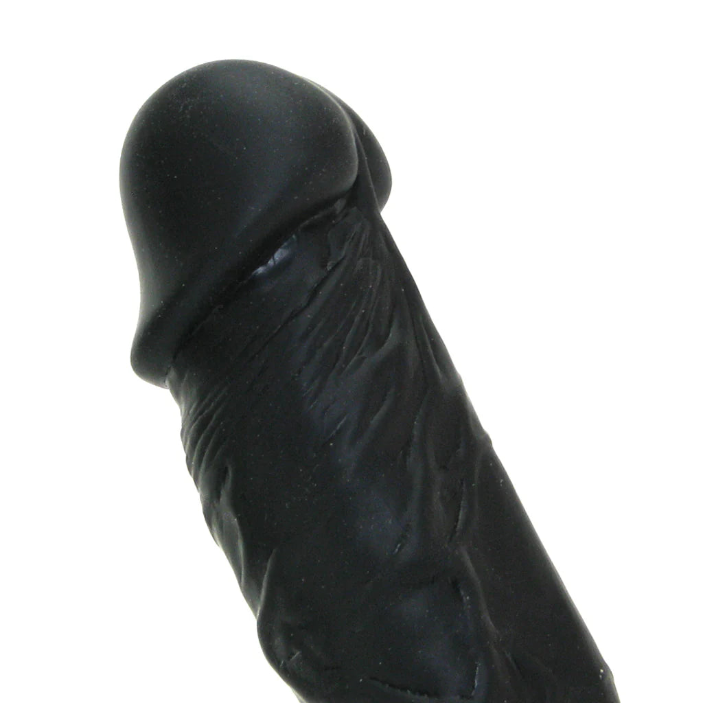 Small Silicone Colours Dildo 7" – Black