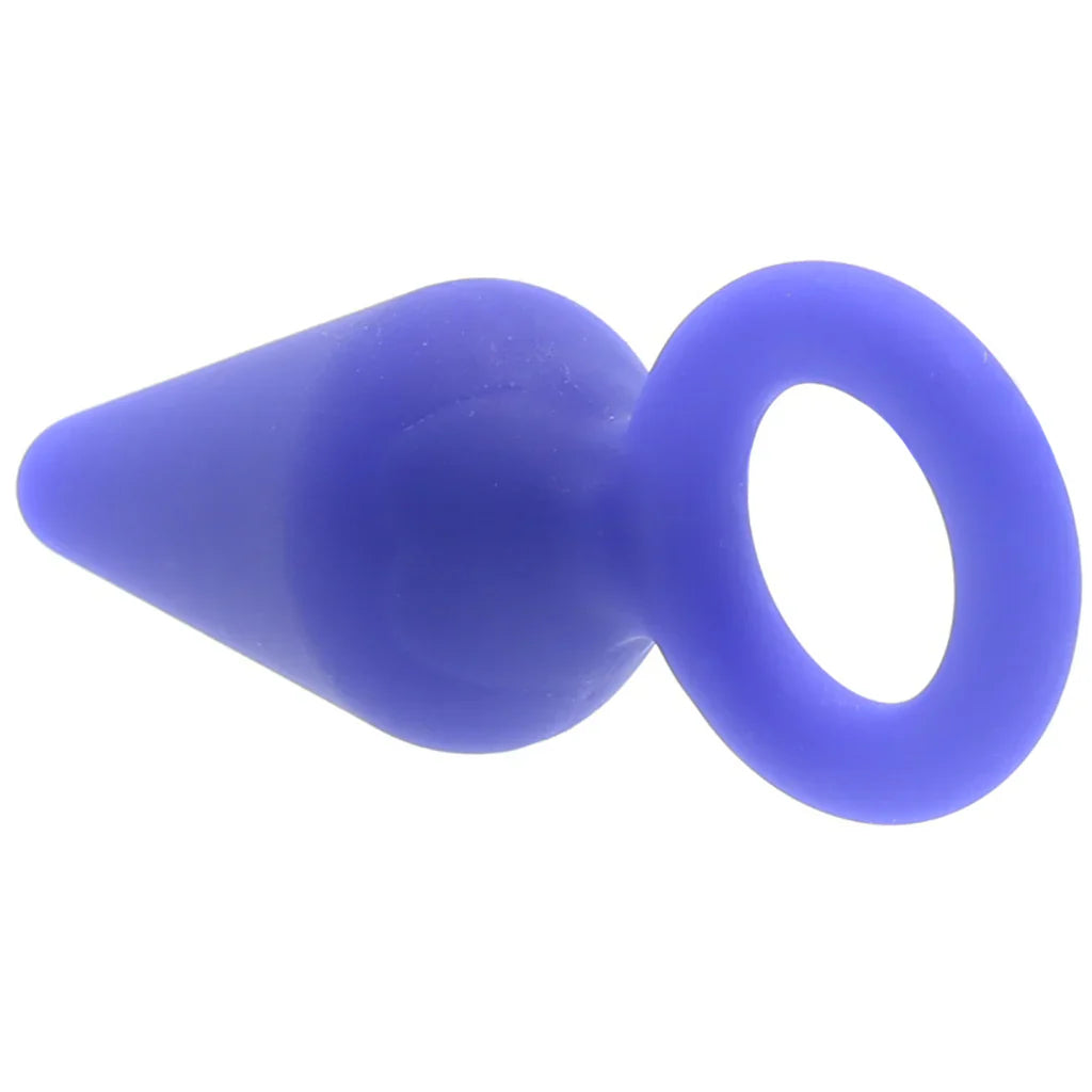 Luxe Candy Rimmer Small Butt Plug in Indigo – Heaven Boutique Calgary – side view
