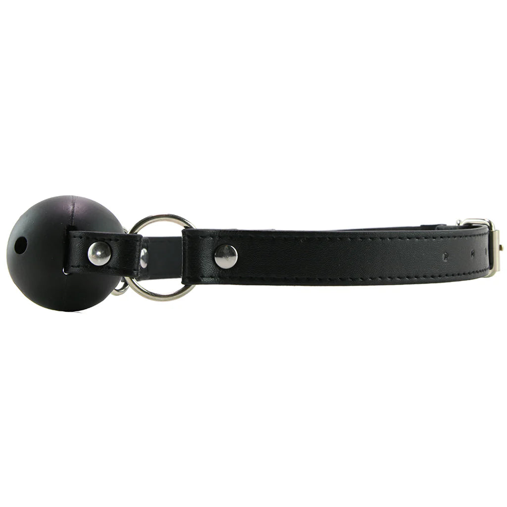 Ouch! Ball Gag (Black) – Classic Kink, Maximum Control 🖤 — buy in Calgary | Heaven Boutique