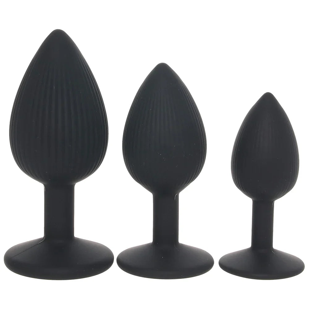 Renegade Triple Ace Silicone Butt Plug Kit