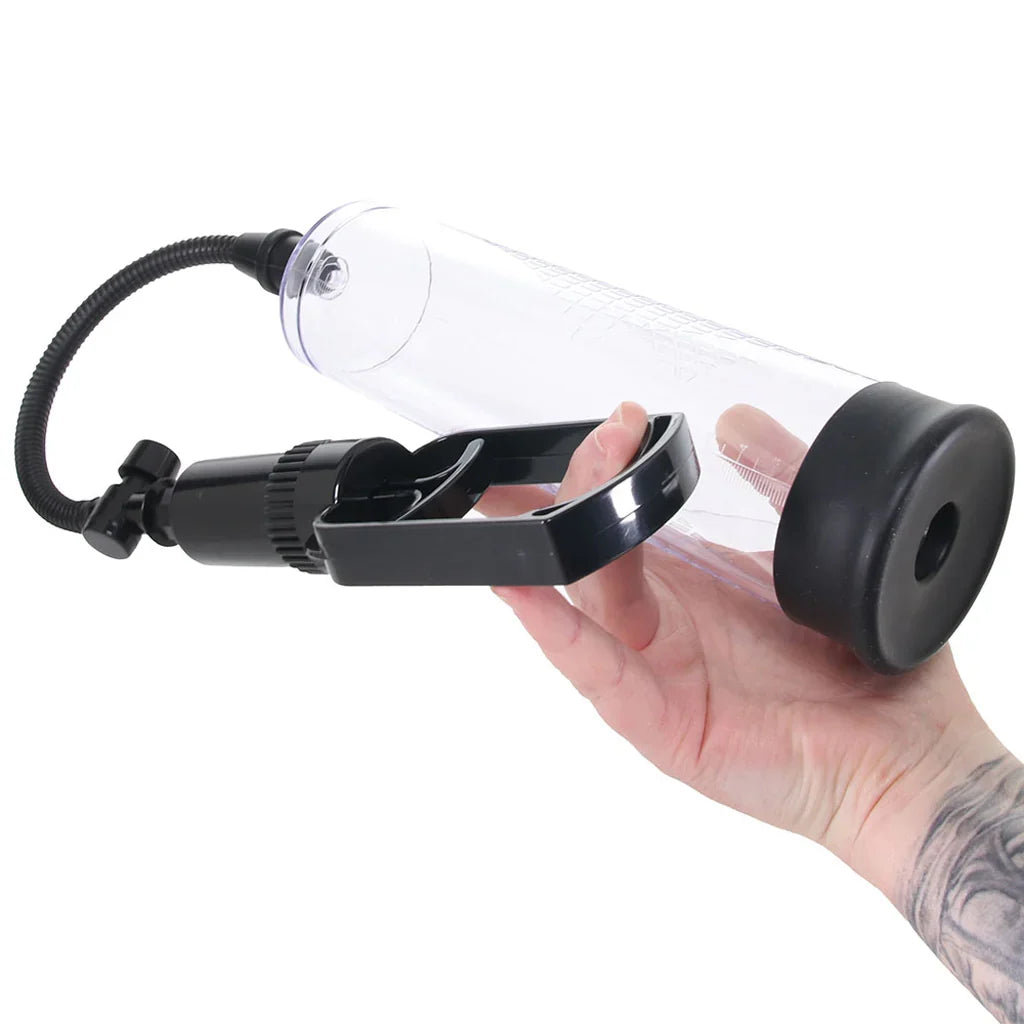 Pumped Basic Pump 2 in Clear – Calgary adult store – close-up view