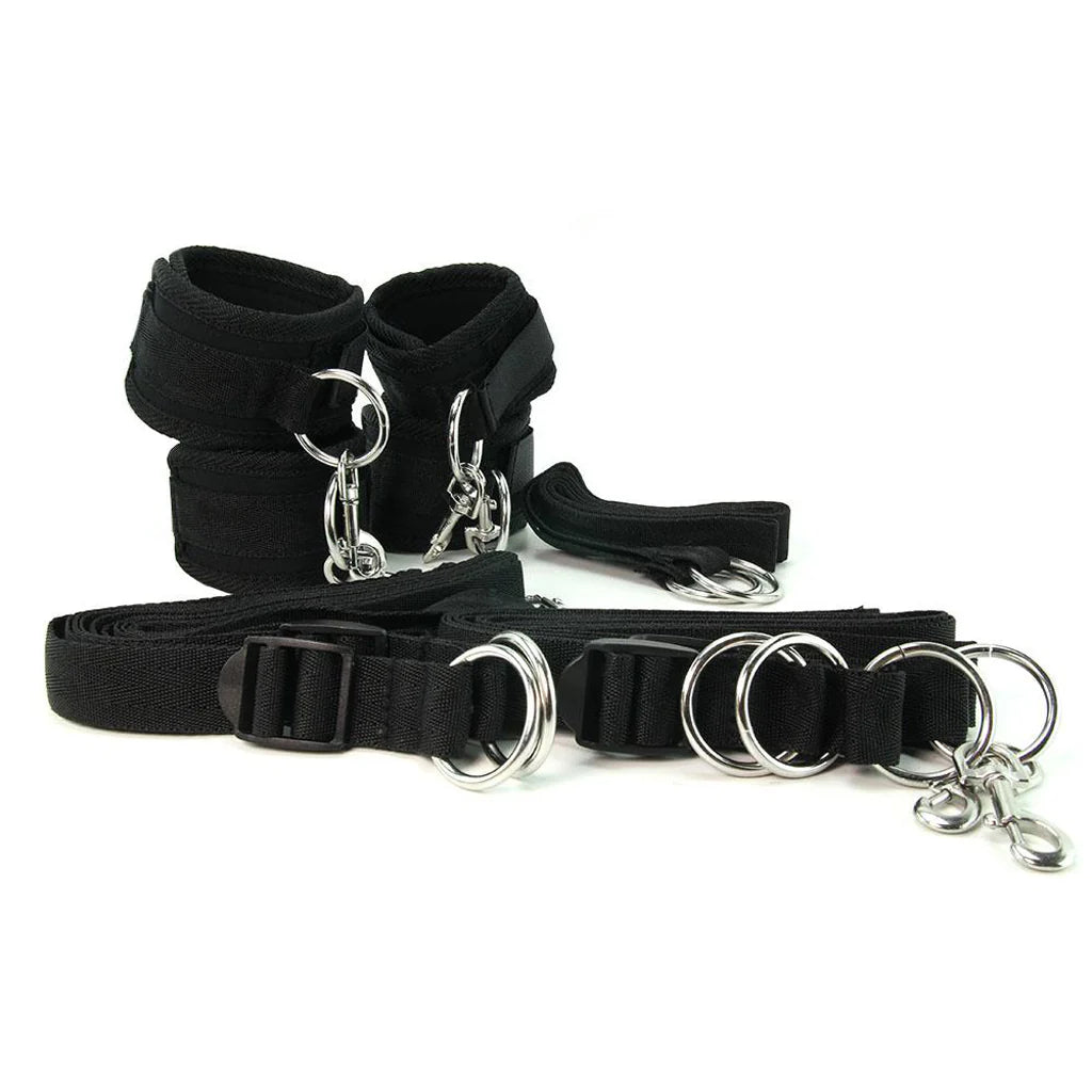 Lux Fetish 7-Piece Bed Spreader Restraint System – Turn Any Bed Into a Bondage Playground 🔗🛏️