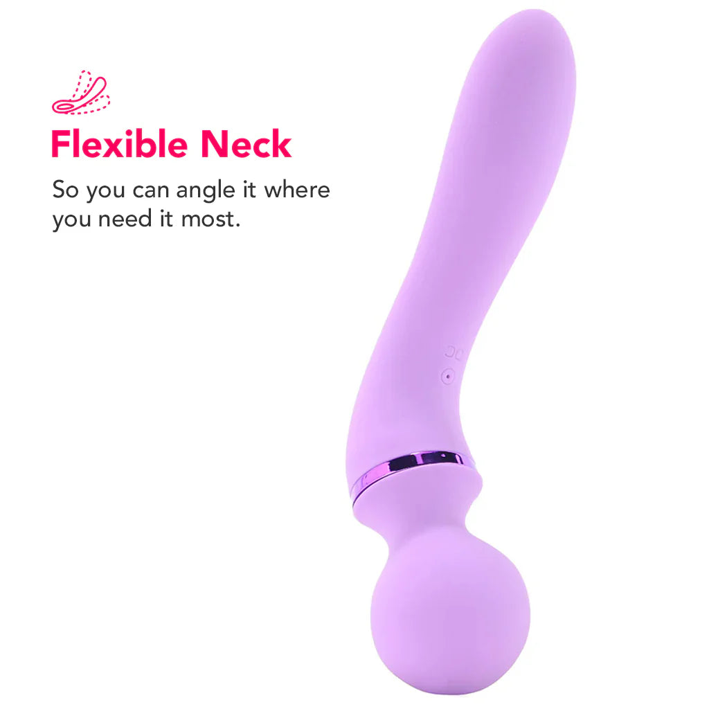 BodyWand Luxe 2-Way Wand – Blue